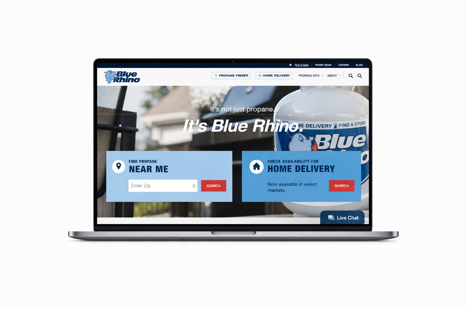 Blue Rhino logo